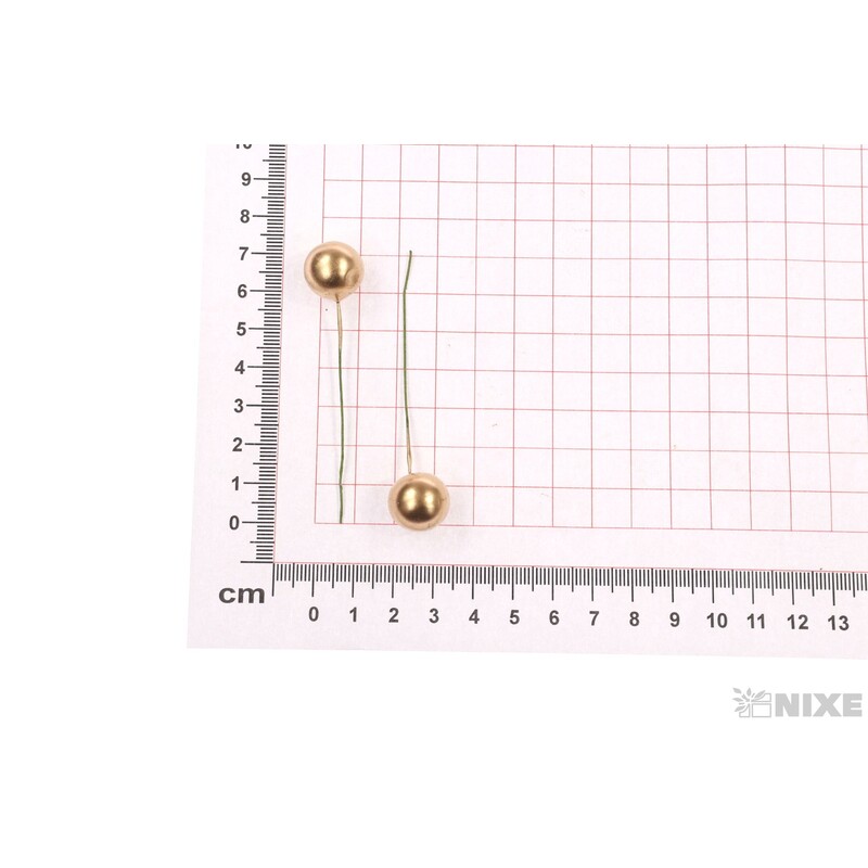 KULIČKY DRÁT 1,6cmx7cm 140ks*ZLATÁ