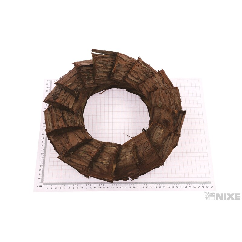 VĚNEC DŘEVO 30cm*HNĚDÁ