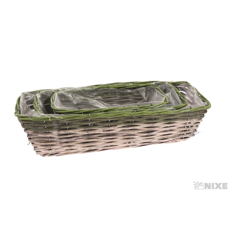 OBAL PROUTÍ 48x15x12cm 37x13x11 29x12x10*ZELENÁ