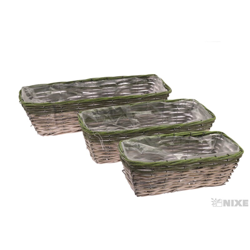 OBAL PROUTÍ 48x15x12cm 37x13x11 29x12x10*ZELENÁ