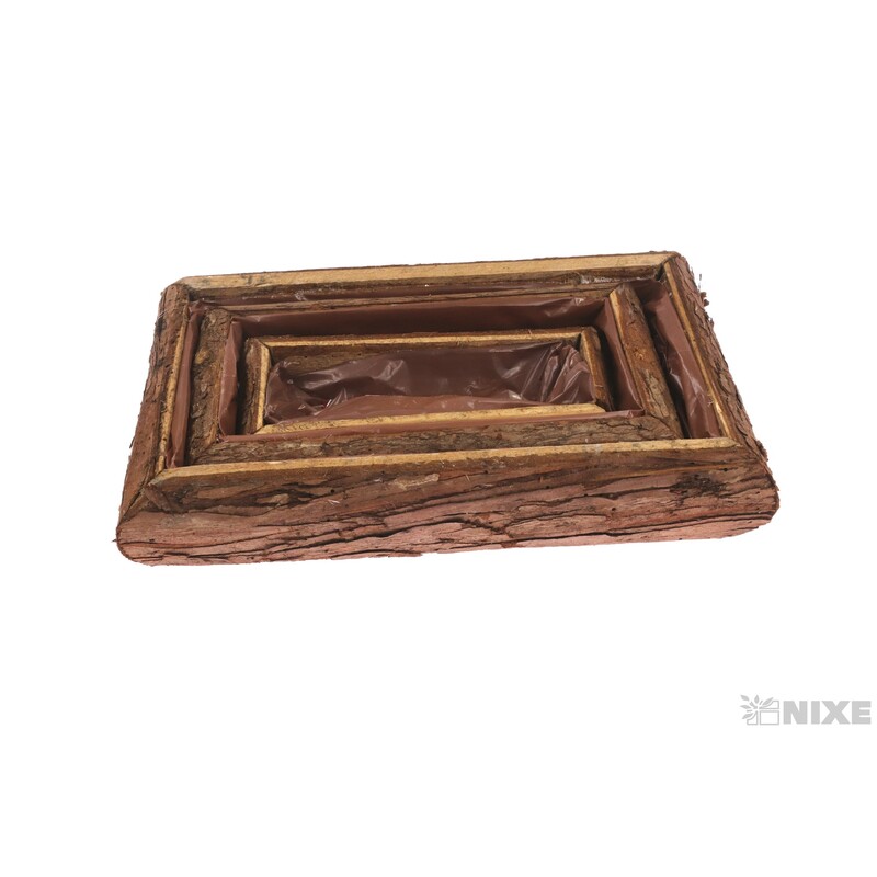 OBAL KŮRA 30x16x05cm 23x11x05 19x06x03*HNĚDÁ