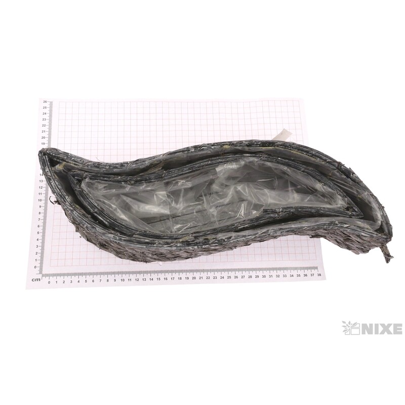 OBAL VLNKA 45x12x7 35x09x6cm*ŠEDÁ