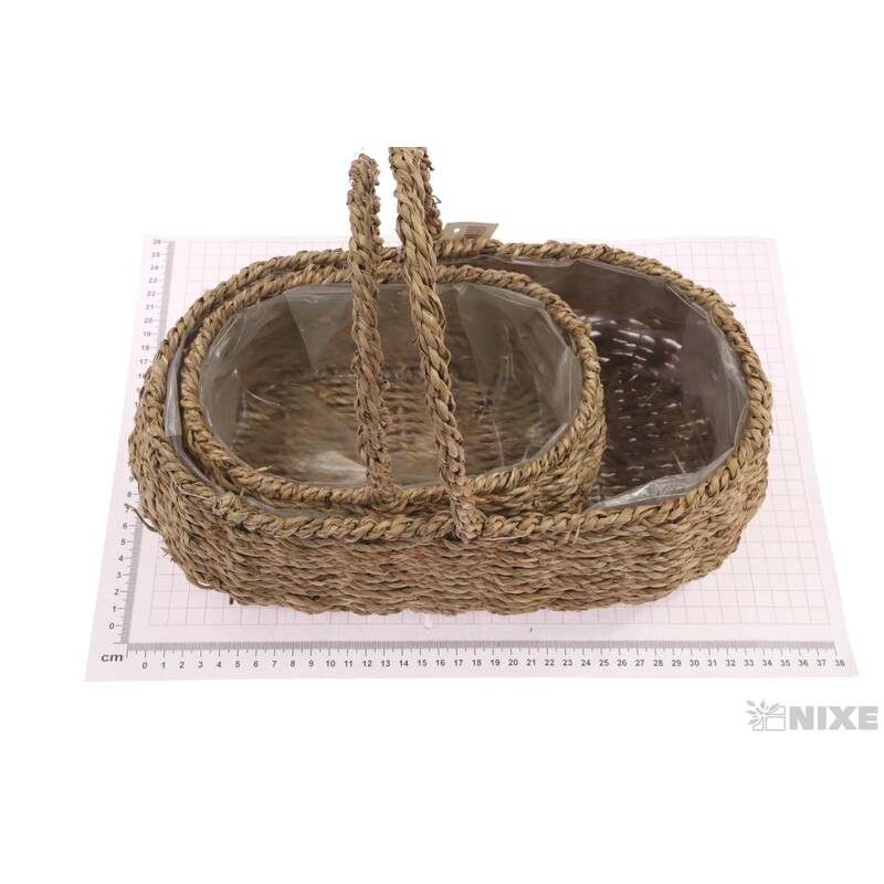 KOŠÍK 29x15x10 19x12x9cm*PŘÍRODNÍ