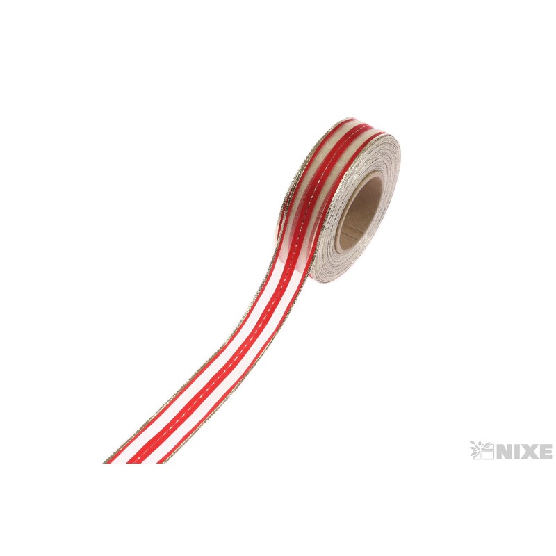 PLÁTNOVÁ STUHA MTP DR. 25mmx25m*ČERVENÁ 428702