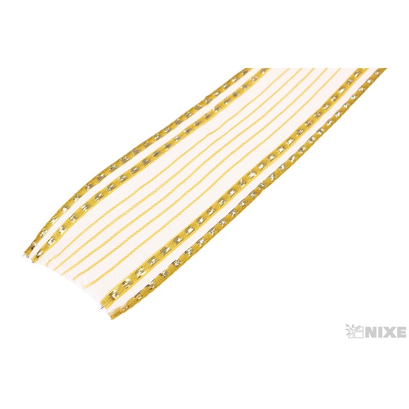 PLÁTNOVÁ STUHA DR 40mmx25m*ZLATÁ 452901