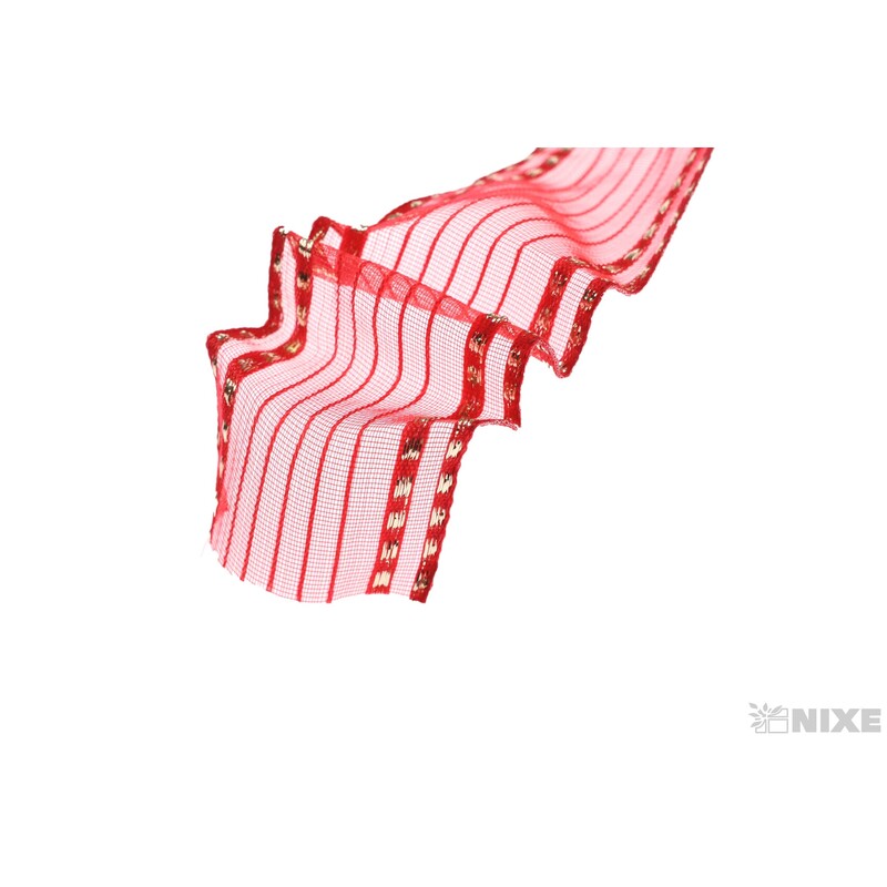 PLÁTNOVÁ STUHA DR 40mmx25m*ČERVENÁ 452902