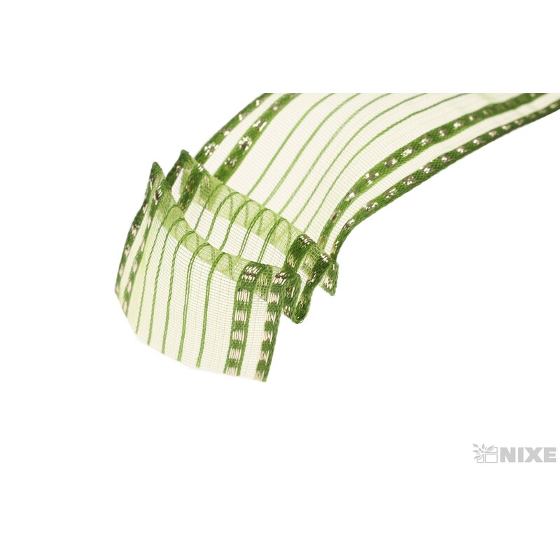 PLÁTNOVÁ STUHA DR 40mmx25m*ZELENÁ 452903