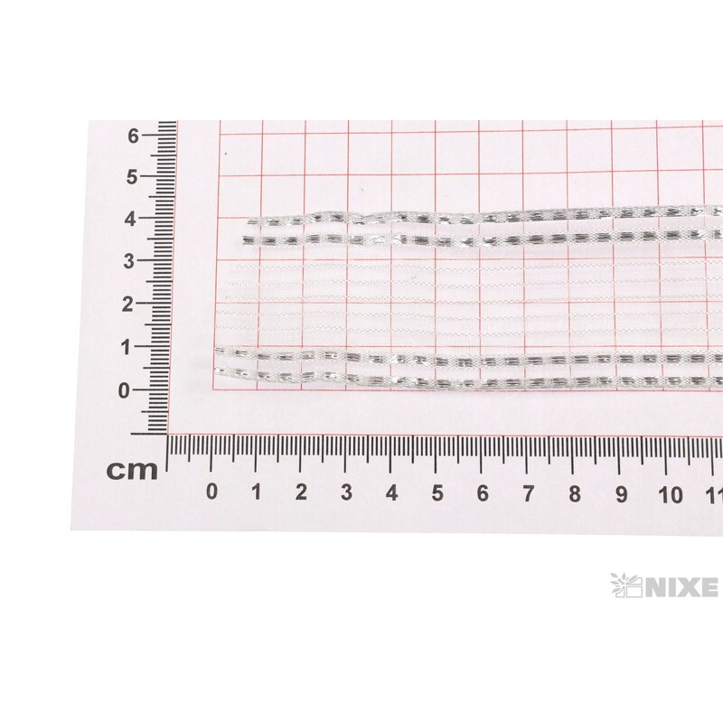 PLÁTNOVÁ STUHA DR 40mmx25m*STŘÍBRNÁ 452904