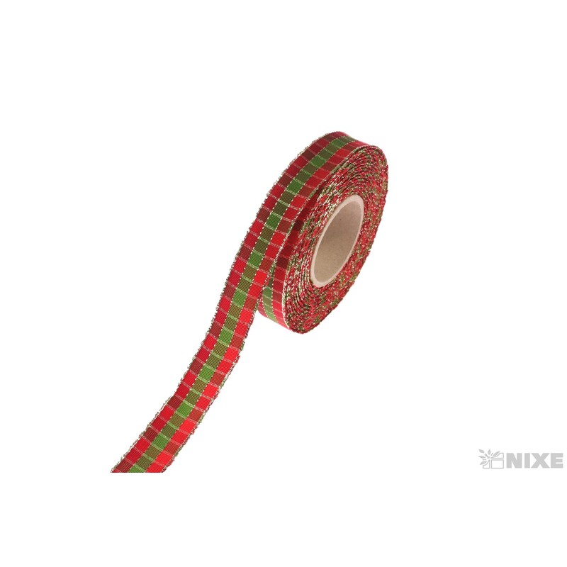 KOSTKOVÁ STUHA MTP 20mmx25m*ZELENÁ+ČERVENÁ 419504