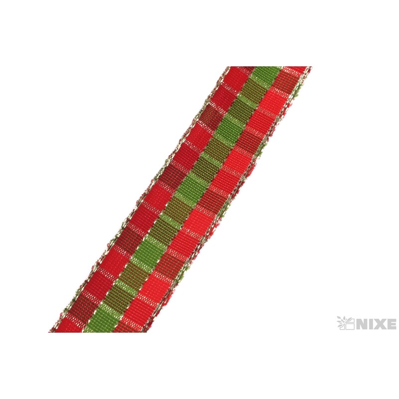 KOSTKOVÁ STUHA MTP 20mmx25m*ZELENÁ+ČERVENÁ 419504