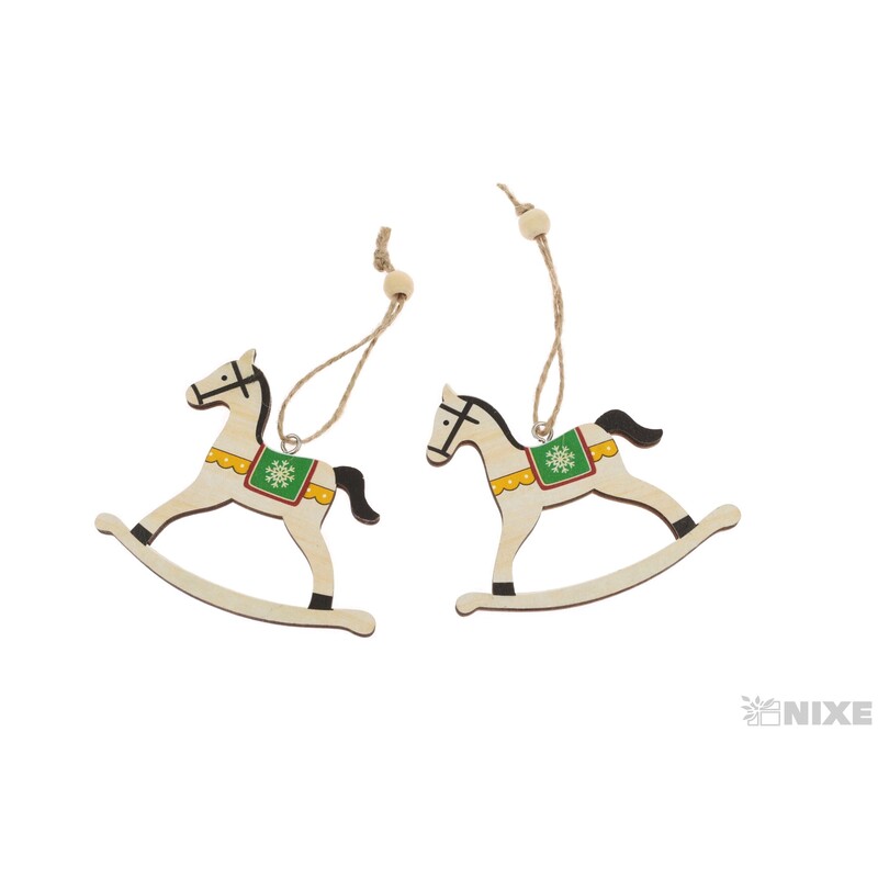 ZÁVĚS KONÍK 2ks 8x7cm*