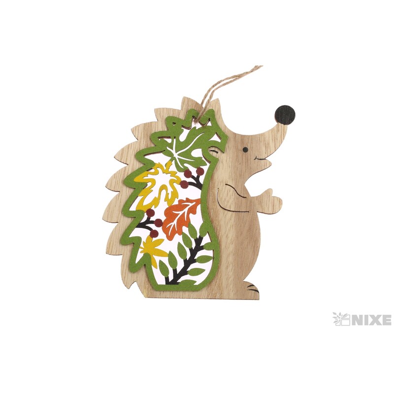 ZÁVĚS JEŽEK 2ks 10x11cm*MIX BAREV