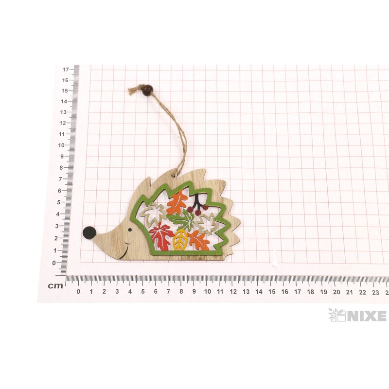 ZÁVĚS JEŽEK 2ks 12x8cm*MIX BAREV