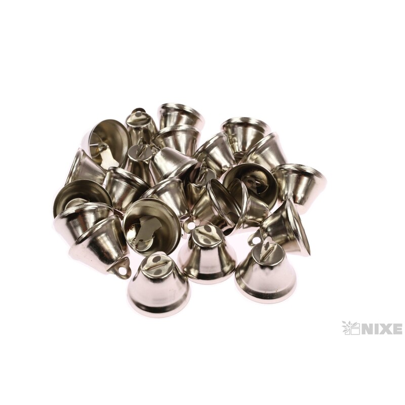 ZVONEČEK 2,5cm 100ks*STŘÍBRNÁ