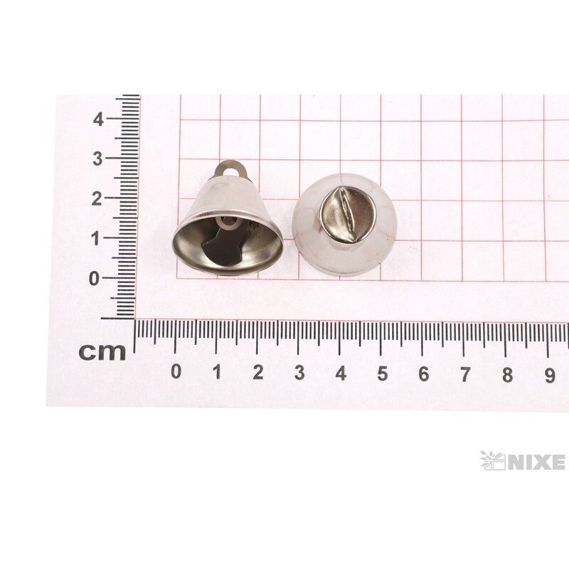 ZVONEČEK 2,5cm 100ks*STŘÍBRNÁ