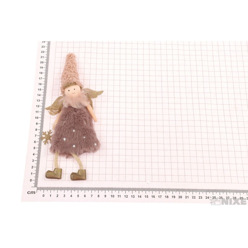 ZÁVĚS ANDĚL 7x22cm*RŮŽOVÁ