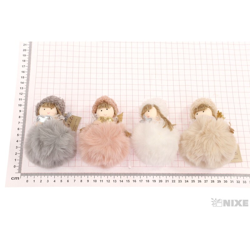 ZÁVĚS ANDĚL 6x11cm*MIX BAREV