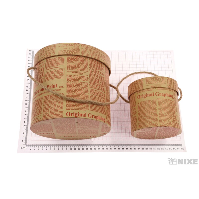 KVĚTINOVÝ BOX 3ks pr.18x17cm 15x15 11,5x12*MIX BAREV