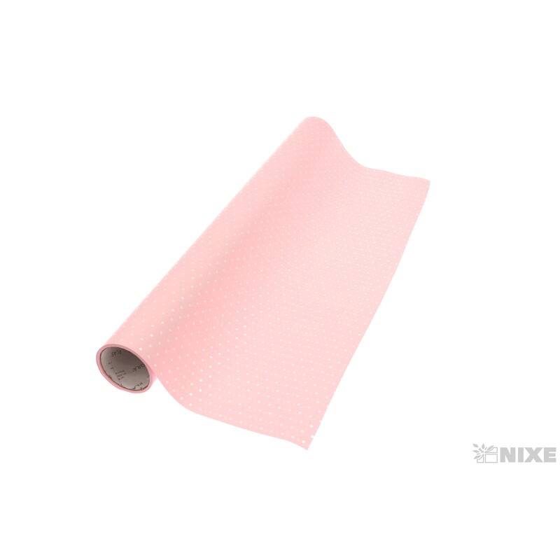 ROLE PLAST PUNTÍK 50cmx10yd*RŮŽOVÁ SV.