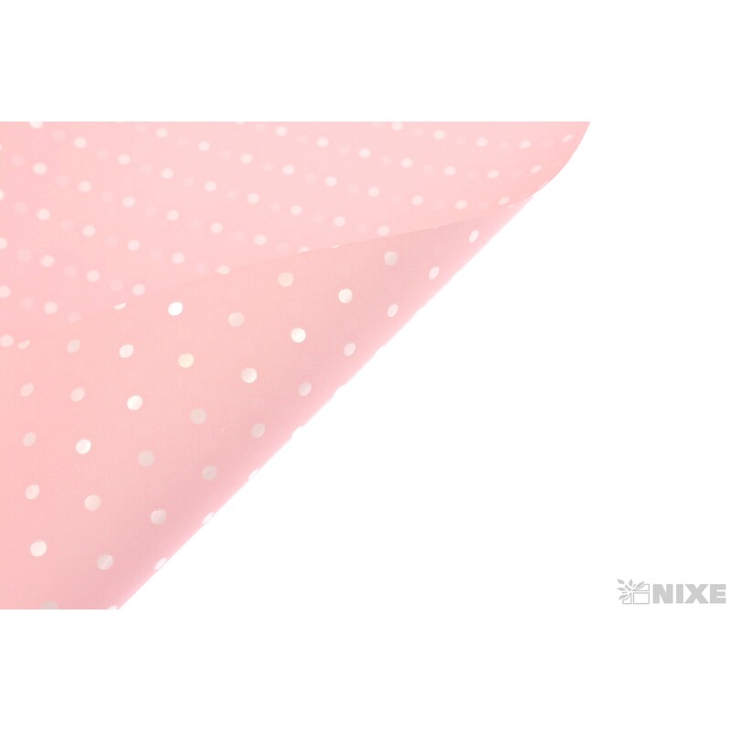 ROLE PLAST PUNTÍK 50cmx10yd*RŮŽOVÁ SV.