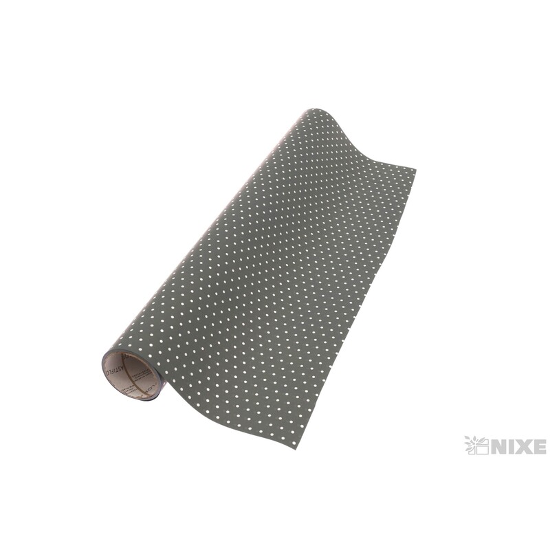 ROLE PLAST PUNTÍK 50cmx10yd*ŠEDÁ