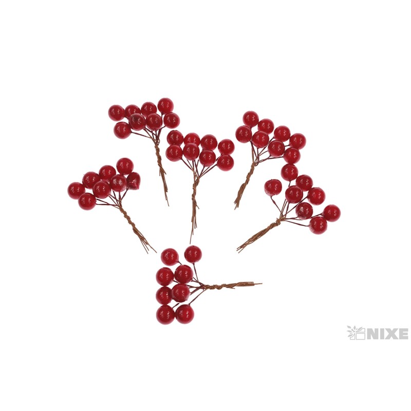 KULIČKY DRÁT 1cmx7cm 8ks/6sv*ČERVENÁ