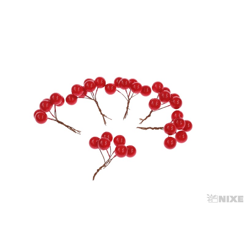 KULIČKY DRÁT 1,5cmx7cm 6ks/6sv*ČERVENÁ