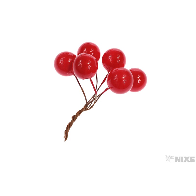 KULIČKY DRÁT 1,5cmx7cm 6ks/6sv*ČERVENÁ