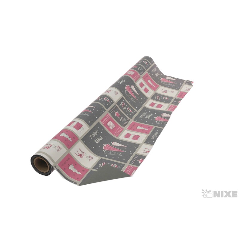 ROLE PLAST HAPPY 70cmx25m*RŮŽOVÁ