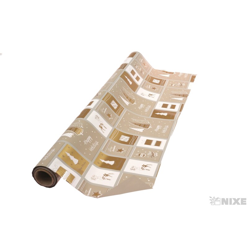 ROLE PLAST HAPPY 70cmx25m*ZLATÁ