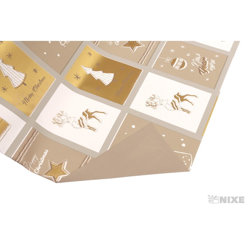 ROLE PLAST HAPPY 70cmx25m*ZLATÁ