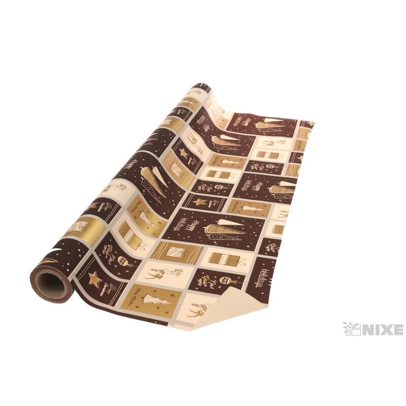 ROLE PLAST HAPPY 70cmx25m*HNĚDÁ