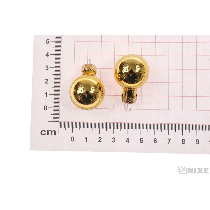 KOULE ZÁVĚS 2,5cm 24ks*ZLATÁ