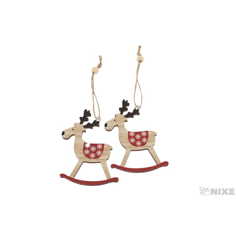 ZÁVĚS SOB D 6x9cm 2ks*PŘÍRODNÍ