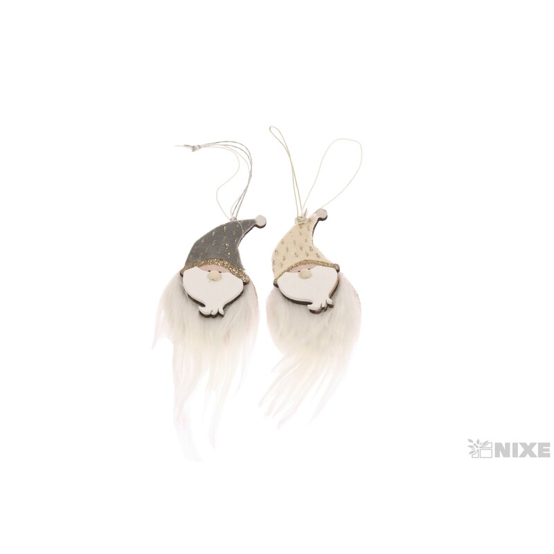 ZÁVĚS SANTA D 5x14cm*MIX BAREV