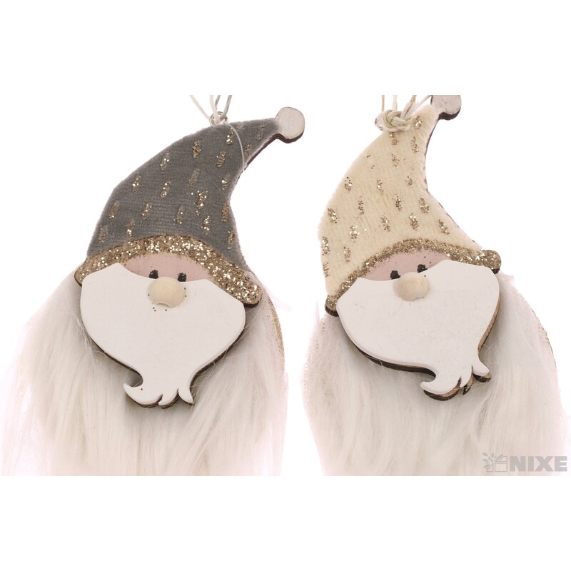 ZÁVĚS SANTA D 5x14cm*MIX BAREV