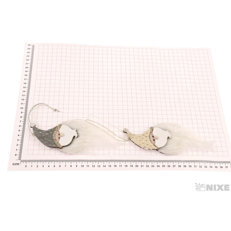 ZÁVĚS SANTA D 5x14cm*MIX BAREV