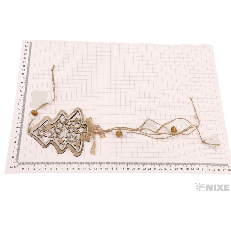 ZÁVĚS VÁNOCE D 12cm*MIX BAREV