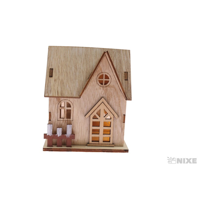 SVÍTÍCÍ DOMEČEK 9x12cm*