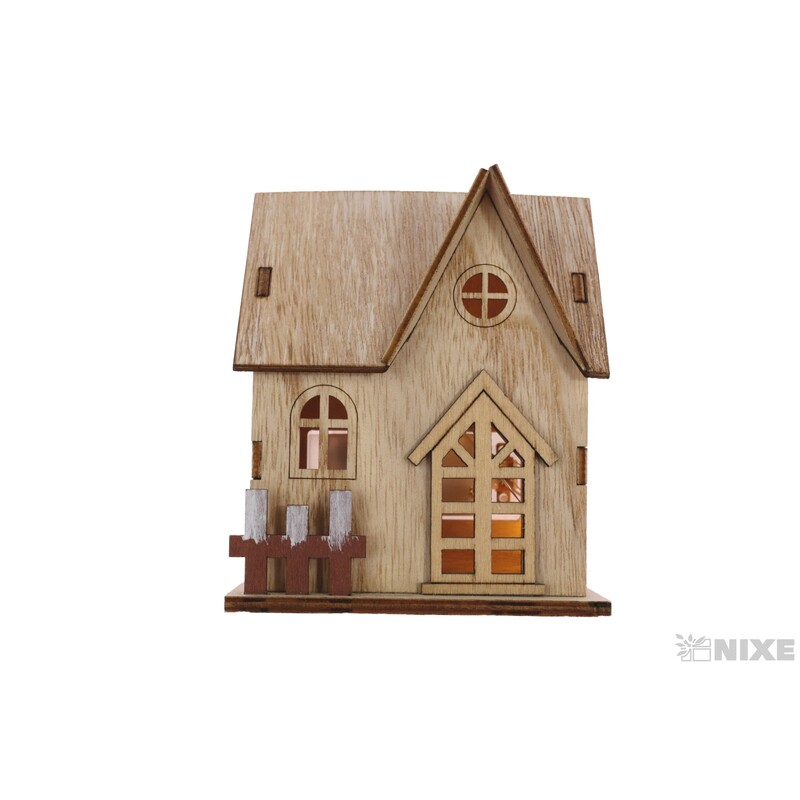 SVÍTÍCÍ DOMEČEK 9x12cm*