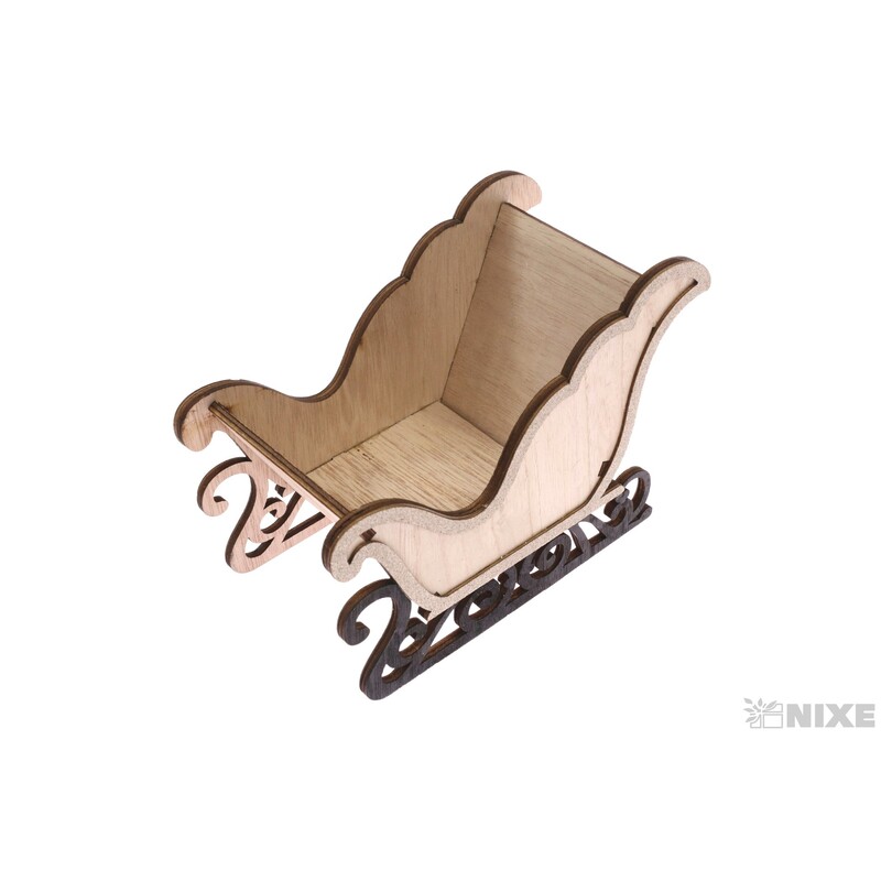 SÁŇKY DŘEVO 20cm*MIX BAREV