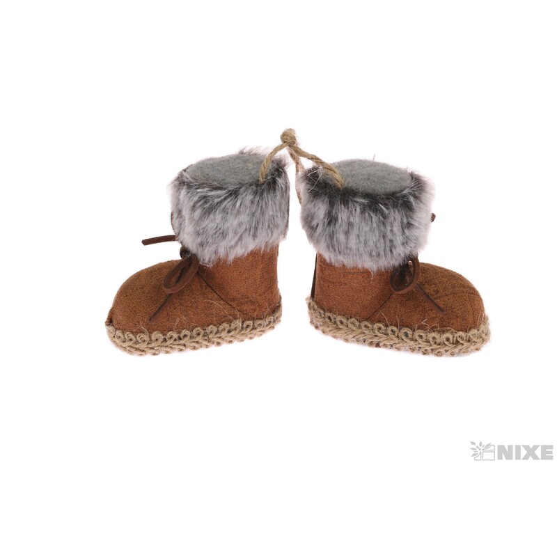 ZÁVĚS BOTA 7cm 2ks*HNĚDÁ