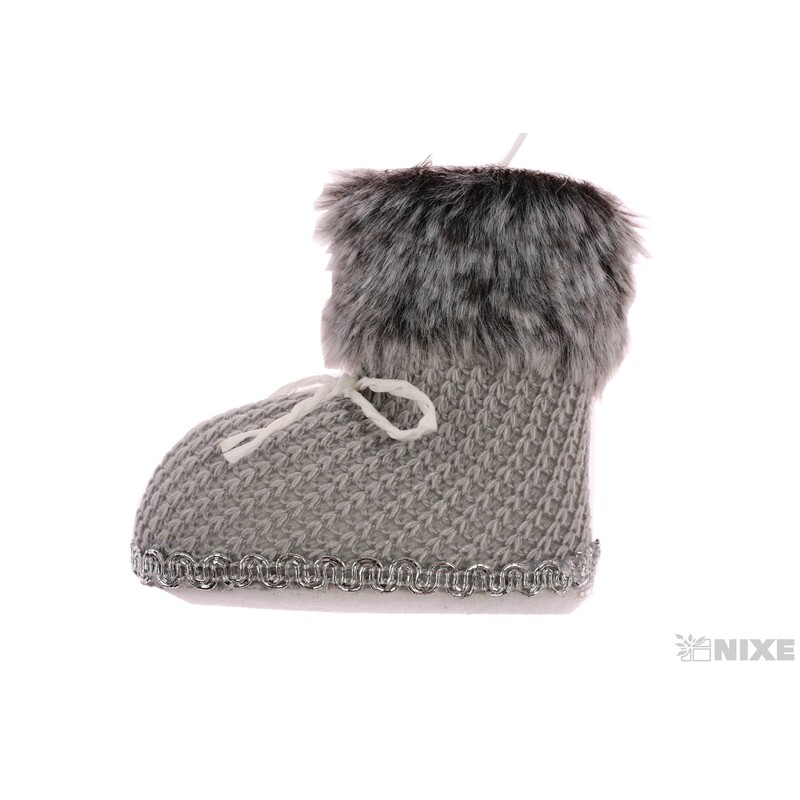 ZÁVĚS BOTA 7cm 2ks*STŘÍBRNÁ