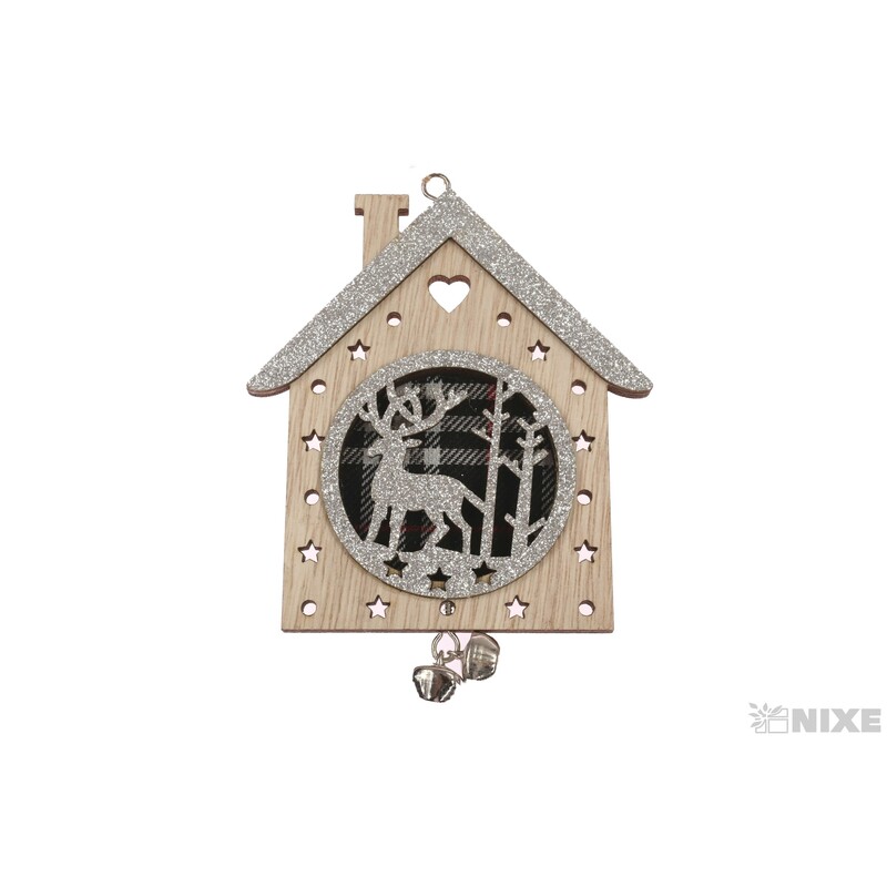 ZÁVĚS DOMEČEK 8x12cm*MIX BAREV