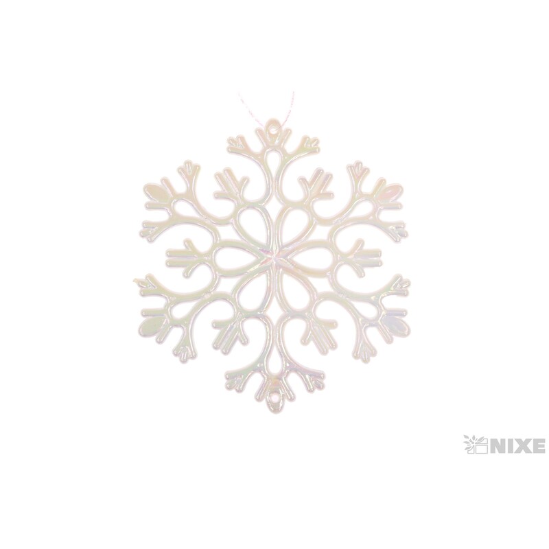 ZÁVĚS VLOČKA 11cm*BÍLÁ