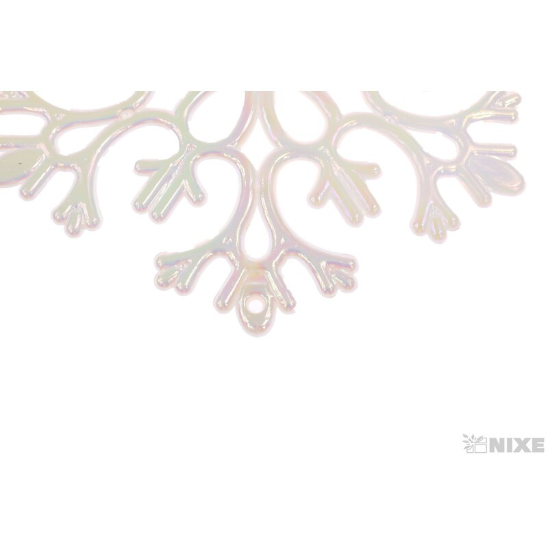 ZÁVĚS VLOČKA 11cm*BÍLÁ