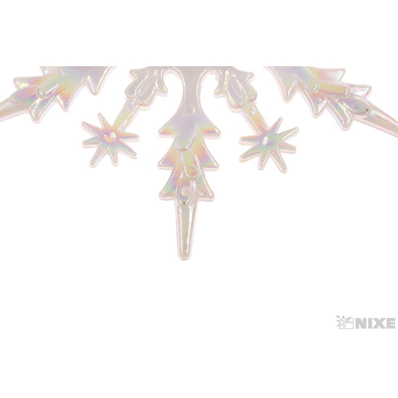 ZÁVĚS VLOČKA 14cm*BÍLÁ