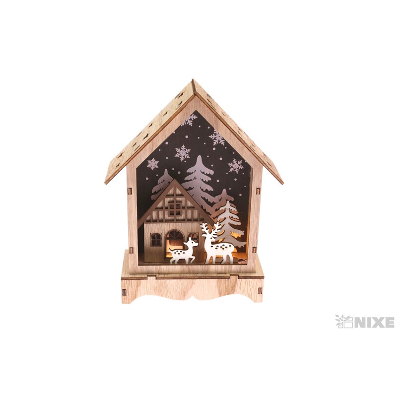 SVÍTÍCÍ KRAJINA 11x18cm*MIX BAREV