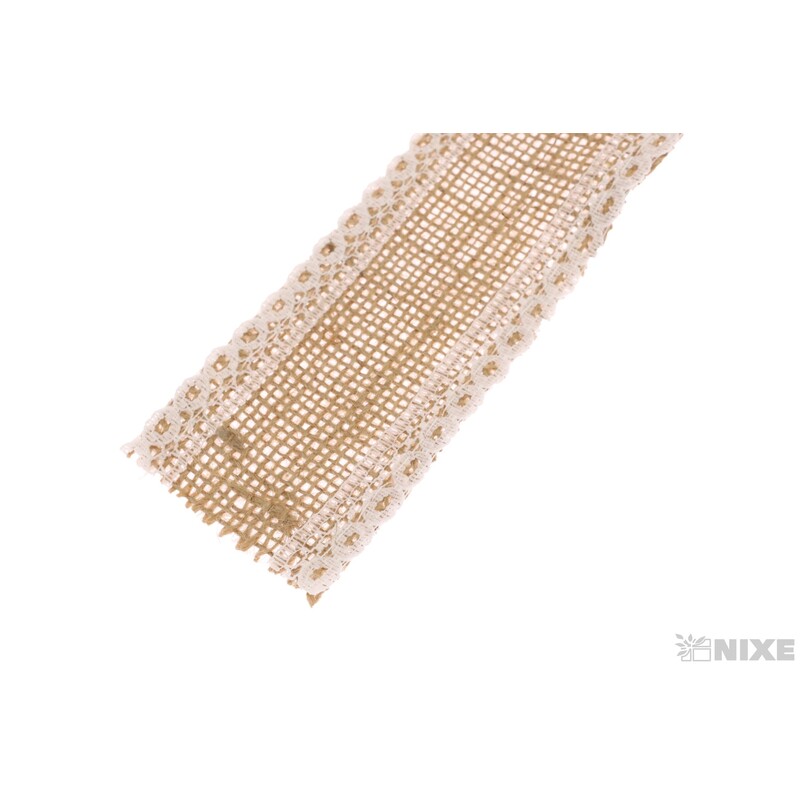 STUHA JUTA KRAJKA 5cmx4,5m*PŘÍRODNÍ