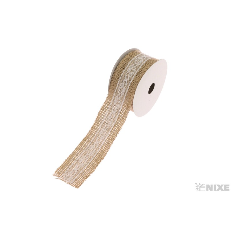 STUHA JUTA KRAJKA 5cmx4,5m*PŘÍRODNÍ